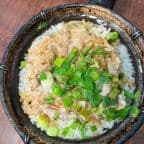 Best Pork Pattie with Salted Fish Claypot Rice 咸鱼肉饼煲仔饭 in Boston, MA